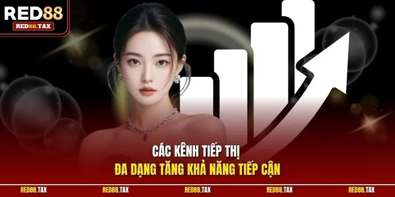 Các kênh tiếp thị đa dạng tăng khả năng tiếp cận